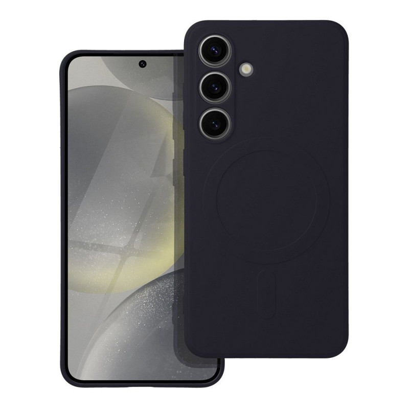 Samsung Galaxy S24 Hülle Silicone Mag Cover MagSAFE  Schwarz