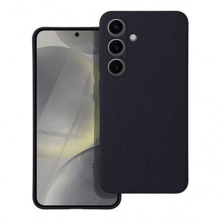 Samsung Galaxy S24 Hülle Silicone Mag Cover MagSAFE  Schwarz