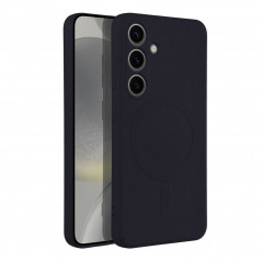 Samsung Galaxy S24 Hülle Silicone Mag Cover MagSAFE  Schwarz