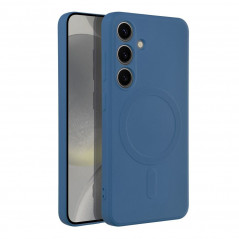 Samsung Galaxy S24 Hülle Silicone Mag Cover MagSAFE  Blau