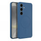 Samsung Galaxy S24 Hülle Silicone Mag Cover MagSAFE  Blau