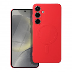 Samsung Galaxy S24 PLUS Hülle Silicone Mag Cover MagSAFE  Rot