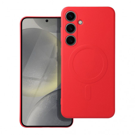 Samsung Galaxy S24 PLUS Hülle Silicone Mag Cover MagSAFE  Rot