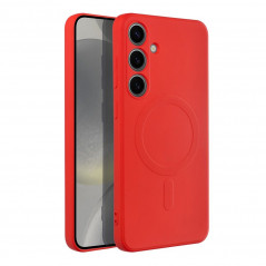 Samsung Galaxy S24 PLUS Hülle Silicone Mag Cover MagSAFE  Rot