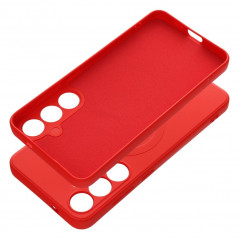 Samsung Galaxy S24 PLUS Hülle Silicone Mag Cover MagSAFE  Rot