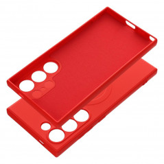 Samsung Galaxy S24 ULTRA Hülle Silicone Mag Cover MagSAFE  Rot