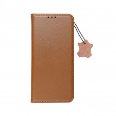 Samsung Galaxy A35 Book Handytaschen Leather case SMART PRO Elegant  Braun