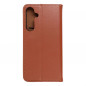 Samsung Galaxy A35 Book Handytaschen Leather case SMART PRO Elegant  Braun