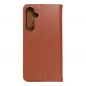 Samsung Galaxy A35 Book Handytaschen Leather case SMART PRO Elegant  Braun