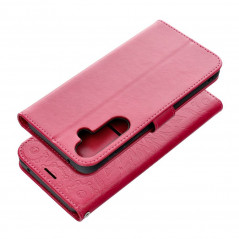 Samsung Galaxy A35 Book Handytaschen MEZZO Book Mandala  Magenta