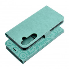Samsung Galaxy A55 Book Handytaschen MEZZO Book Mandala  Grün