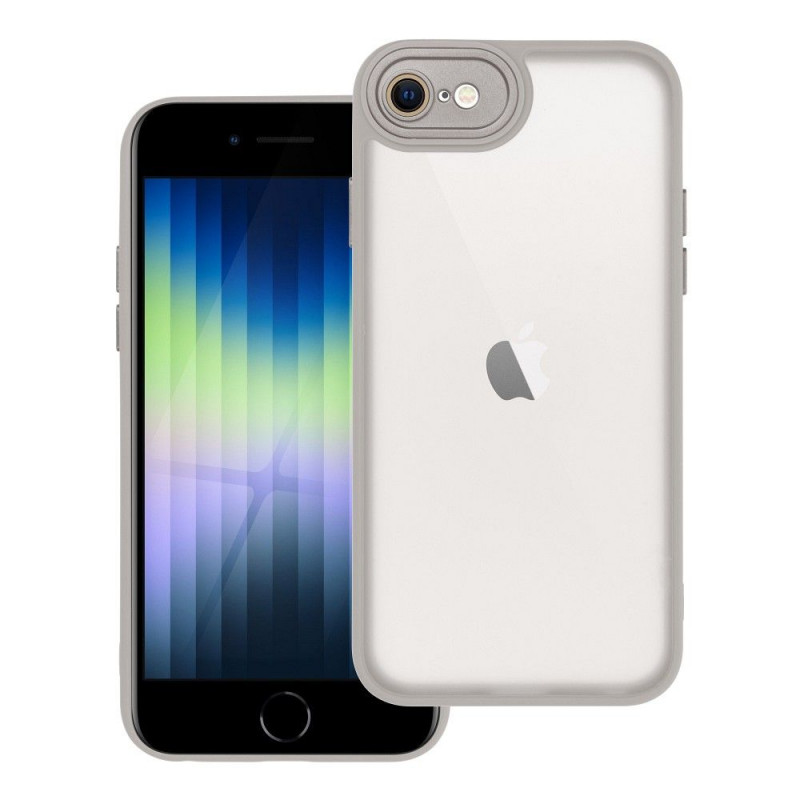Apple iPhone SE 2022 5G Hülle VARIETE Elegant  Stahl
