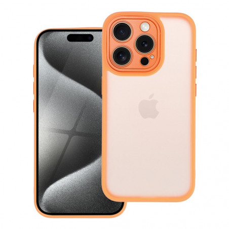Apple iPhone 15 Pro Hülle VARIETE Elegant  Aprikosencrush