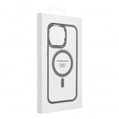 Apple iPhone 15 Pro Max Hülle Color Edge Mag MagSAFE  Titangrau