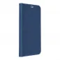 Samsung Galaxy S23 FE Book Handytaschen LUNA Book Carbon Kohlenstoff-Faser, Elegant  Blau