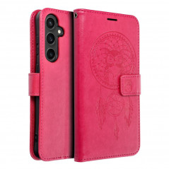 Samsung Galaxy S23 FE Book Handytaschen MEZZO Book Traumfänger  Magenta