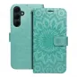 Samsung Galaxy A35 Book Handytaschen MEZZO Book Mandala  Grün