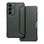 Samsung Galaxy A35 Book Handytaschen Razor Book Kohlenstoff-Faser, Kohlenstoffmuster  Dunkelgrün