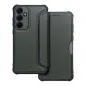 Samsung Galaxy A35 Book Handytaschen Razor Book Kohlenstoff-Faser, Kohlenstoffmuster  Dunkelgrün