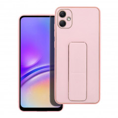 Samsung Galaxy A05 Hülle LEATHER Case Kickstand Rosa