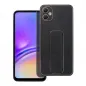 Samsung Galaxy A05 Hülle LEATHER Case Kickstand Schwarz