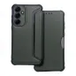 Samsung Galaxy A55 Book Handytaschen Razor Book Kohlenstoff-Faser, Kohlenstoffmuster  Dunkelgrün