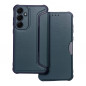 Samsung Galaxy A55 Book Handytaschen Razor Book Kohlenstoff-Faser, Kohlenstoffmuster  Blau