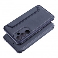 Samsung Galaxy A55 Book Handytaschen Razor Book Kohlenstoff-Faser, Kohlenstoffmuster  Blau