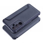 Samsung Galaxy A55 Book Handytaschen Razor Book Kohlenstoff-Faser, Kohlenstoffmuster  Blau