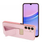Samsung Galaxy A15 5G Hülle LEATHER Case Kickstand Rosa