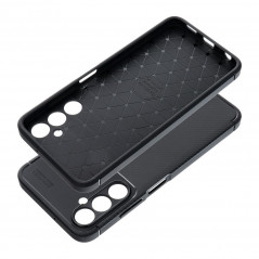 Samsung Galaxy A05 Hülle Carbon premium Elegant  Schwarz