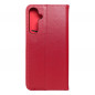 Samsung Galaxy A55 Book Handytaschen Leather case SMART PRO Elegant  Rotwein
