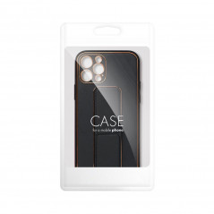 Samsung Galaxy A15 5G Hülle LEATHER Case Kickstand Schwarz