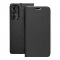Samsung Galaxy A05s Book Handytaschen LUNA Book Carbon Kohlenstoff-Faser, Elegant  Schwarz