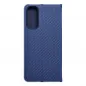 Samsung Galaxy A05s Book Handytaschen LUNA Book Carbon Kohlenstoff-Faser, Elegant  Blau