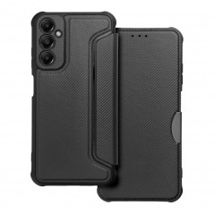 Samsung Galaxy A05s Book Handytaschen Razor Book Kohlenstoff-Faser, Kohlenstoffmuster  Schwarz