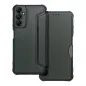 Samsung Galaxy A05s Book Handytaschen Razor Book Kohlenstoff-Faser, Kohlenstoffmuster  Dunkelgrün