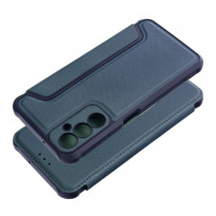 Samsung Galaxy A05s Book Handytaschen Razor Book Kohlenstoff-Faser, Kohlenstoffmuster  Blau