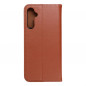 Samsung Galaxy A05s Book Handytaschen Leather case SMART PRO Elegant  Braun