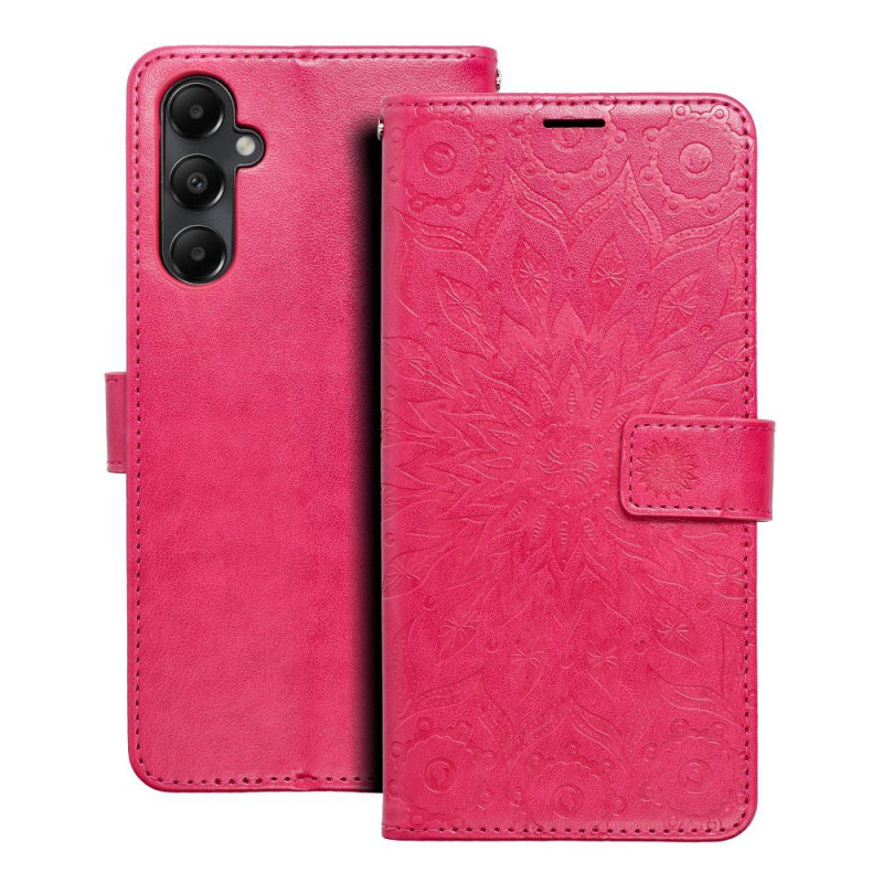 Samsung Galaxy A05s Book Handytaschen MEZZO Book Mandala  Magenta