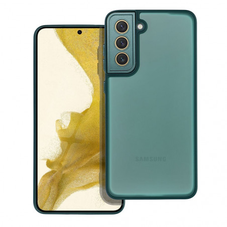 Samsung Galaxy S21 FE 5G Hülle VARIETE Elegant  Dunkelgrün