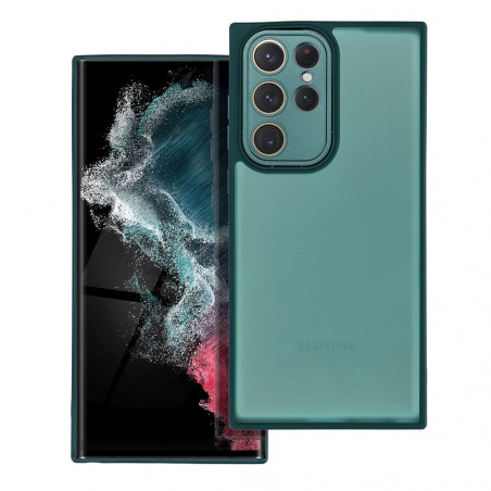 Samsung Galaxy S22 Ultra Hülle VARIETE Elegant  Dunkelgrün