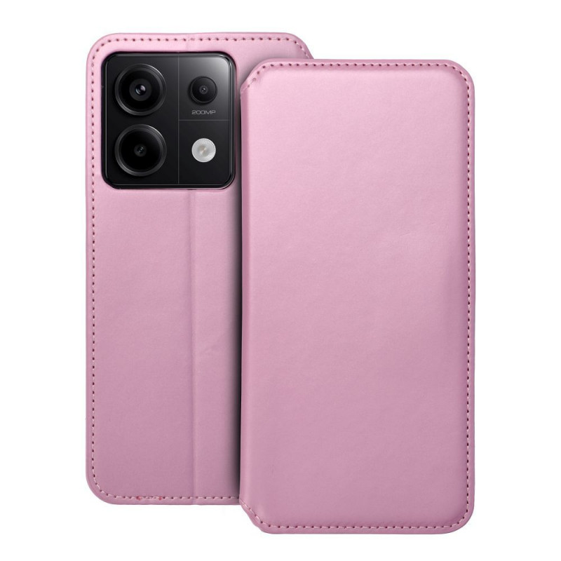 XIAOMI Redmi Note 13 Pro 5G Book Handytaschen Dual Pocket book Hell-Pink