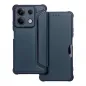 XIAOMI Redmi Note 13 5G Book Handytaschen Razor Book Kohlenstoff-Faser, Kohlenstoffmuster  Blau