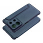 XIAOMI Redmi Note 13 5G Book Handytaschen Razor Book Kohlenstoff-Faser, Kohlenstoffmuster  Blau