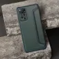 XIAOMI Redmi Note 13 5G Book Handytaschen Razor Book Kohlenstoff-Faser, Kohlenstoffmuster  Dunkelgrün