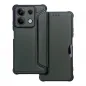 XIAOMI Redmi Note 13 5G Book Handytaschen Razor Book Kohlenstoff-Faser, Kohlenstoffmuster  Dunkelgrün