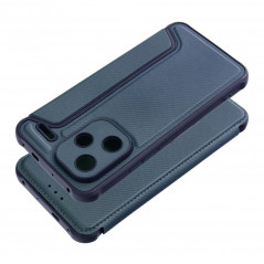 XIAOMI Redmi Note 13 Pro Plus 5G Book Handytaschen Razor Book Kohlenstoff-Faser, Kohlenstoffmuster  Blau