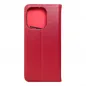 XIAOMI Redmi Note 13 4G Book Handytaschen Leather case SMART PRO Elegant  Rotwein