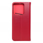 XIAOMI Redmi Note 13 5G Book Handytaschen Leather case SMART PRO Elegant  Rotwein